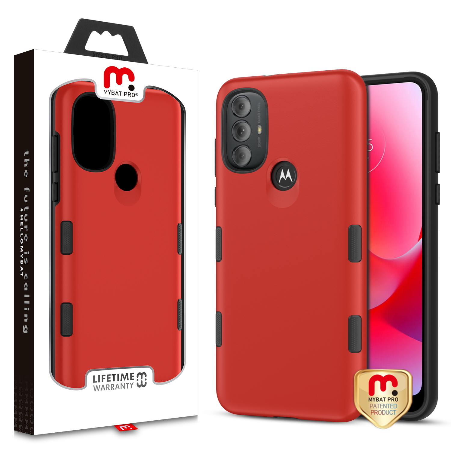 Motorola Moto G Stylus 2021 Case, MyBat Pro Tuff Subs Series Case Mediterranean / Black